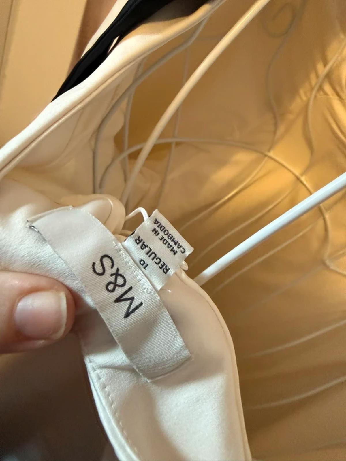 M&S dress with bow detail - size 10
