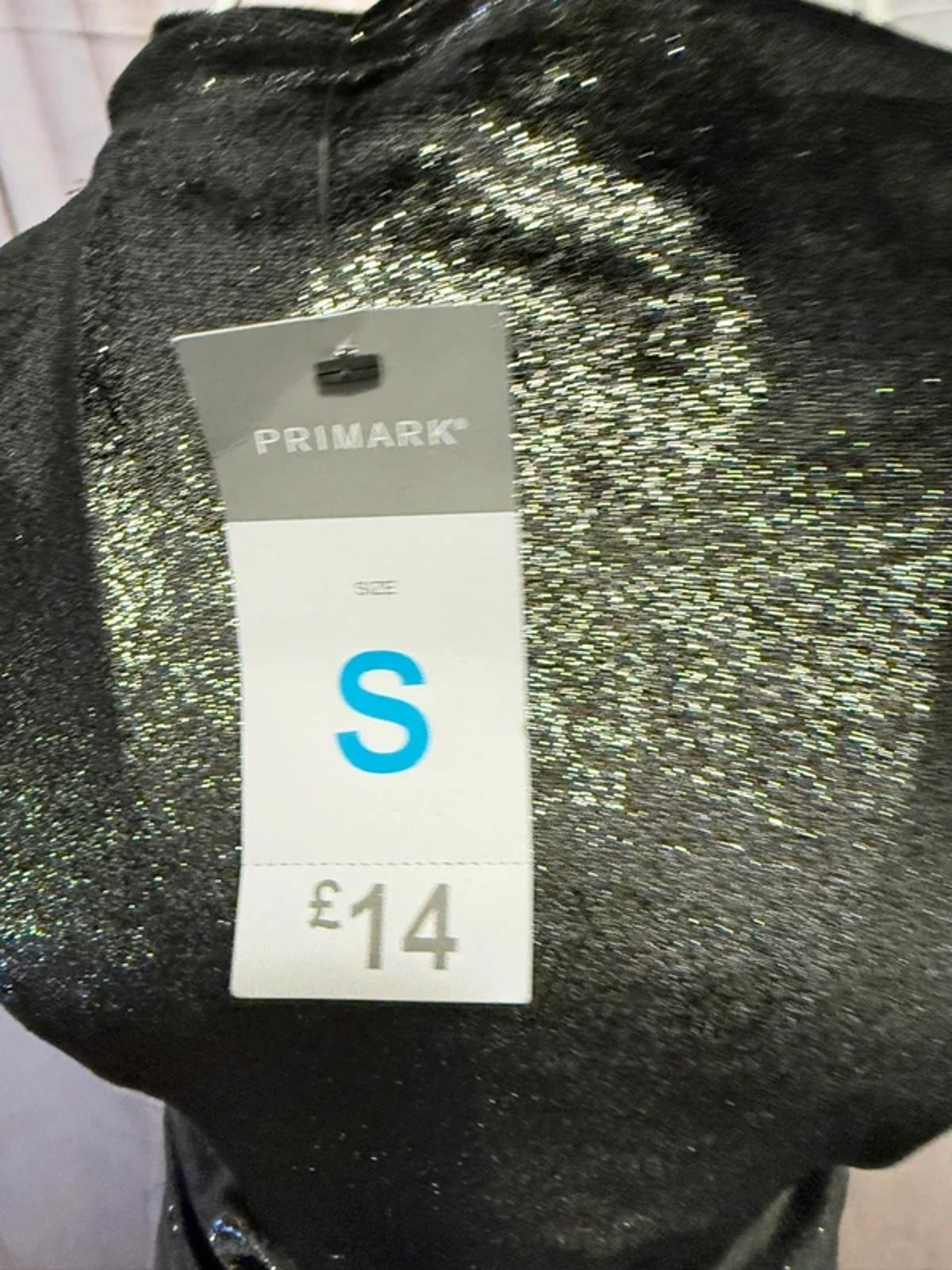 Primark glitter top/ mini dress - size 8/10