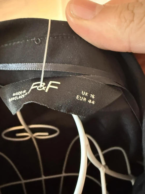 F&f cotton shirt dress - size 16
