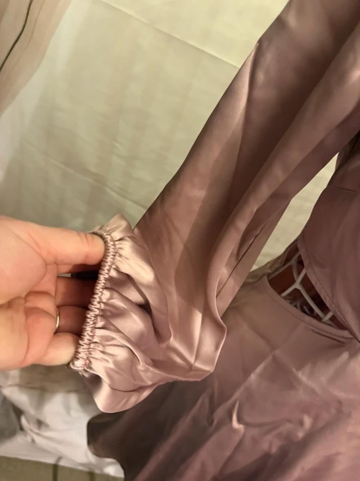Miss selfridges satin feel dress - size 6