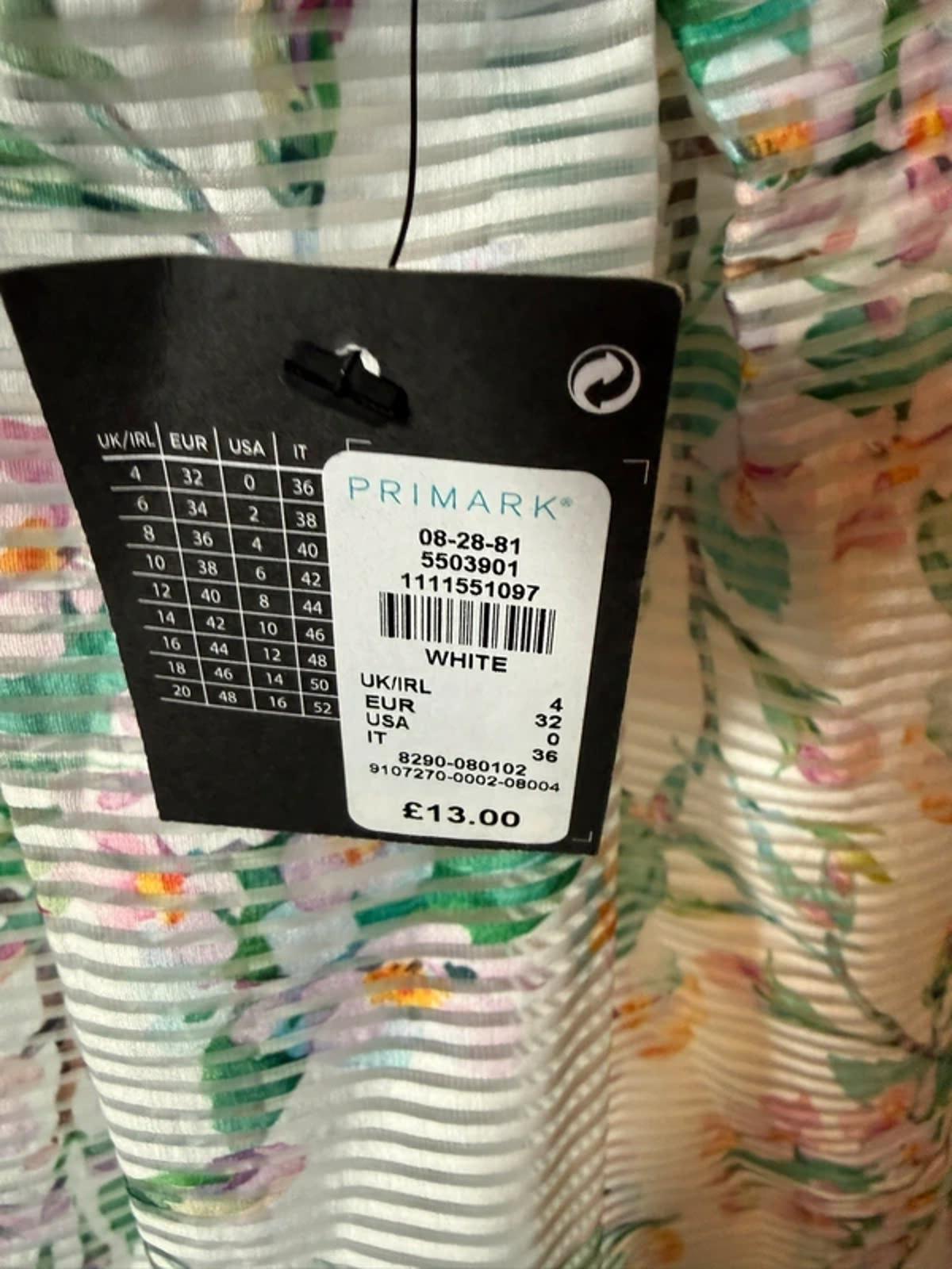 Primark mark floral overlay skirt - size 4