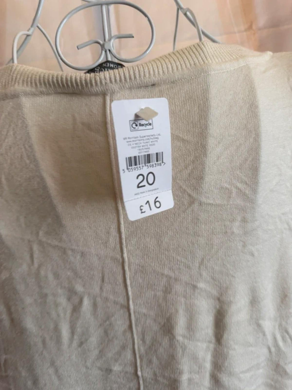 Nutmeg plain jumper - size 20