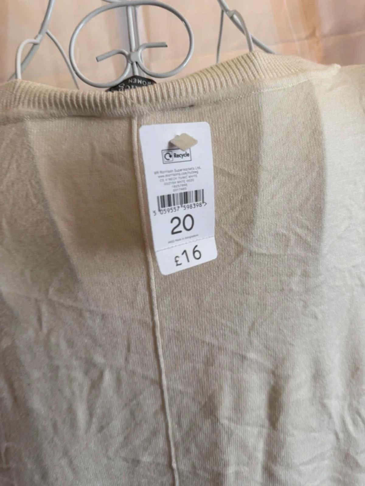 Nutmeg plain jumper - size 20