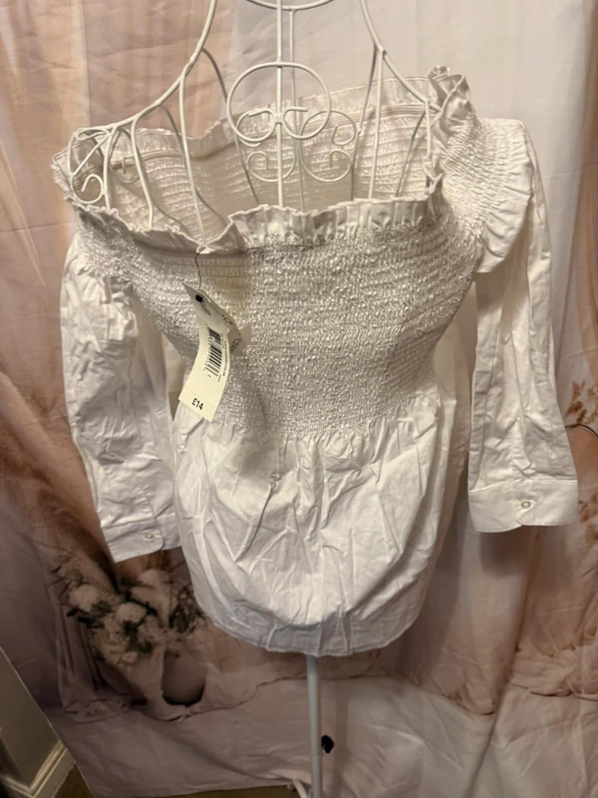 Matalan on/off the shoulder top - size 12