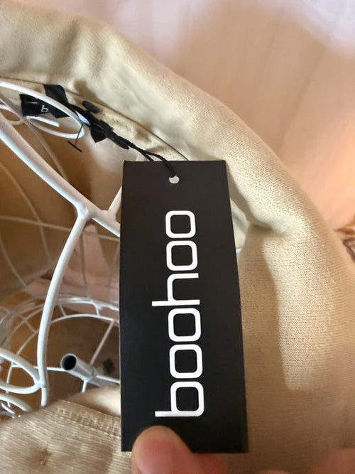 Boohoo cropped sweatshirt top - size 10