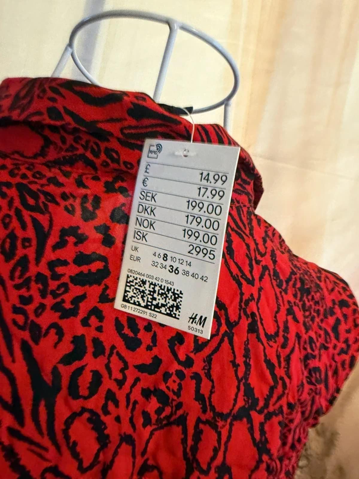 H&M patterned shirt - size 8