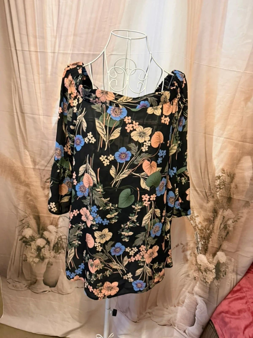 F&f floral top - size 14