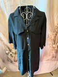 F&f cotton shirt dress - size 16