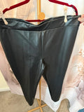 Papaya leather effect leggings - size 22