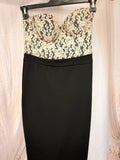 Rare London lace strapless dress - size 10