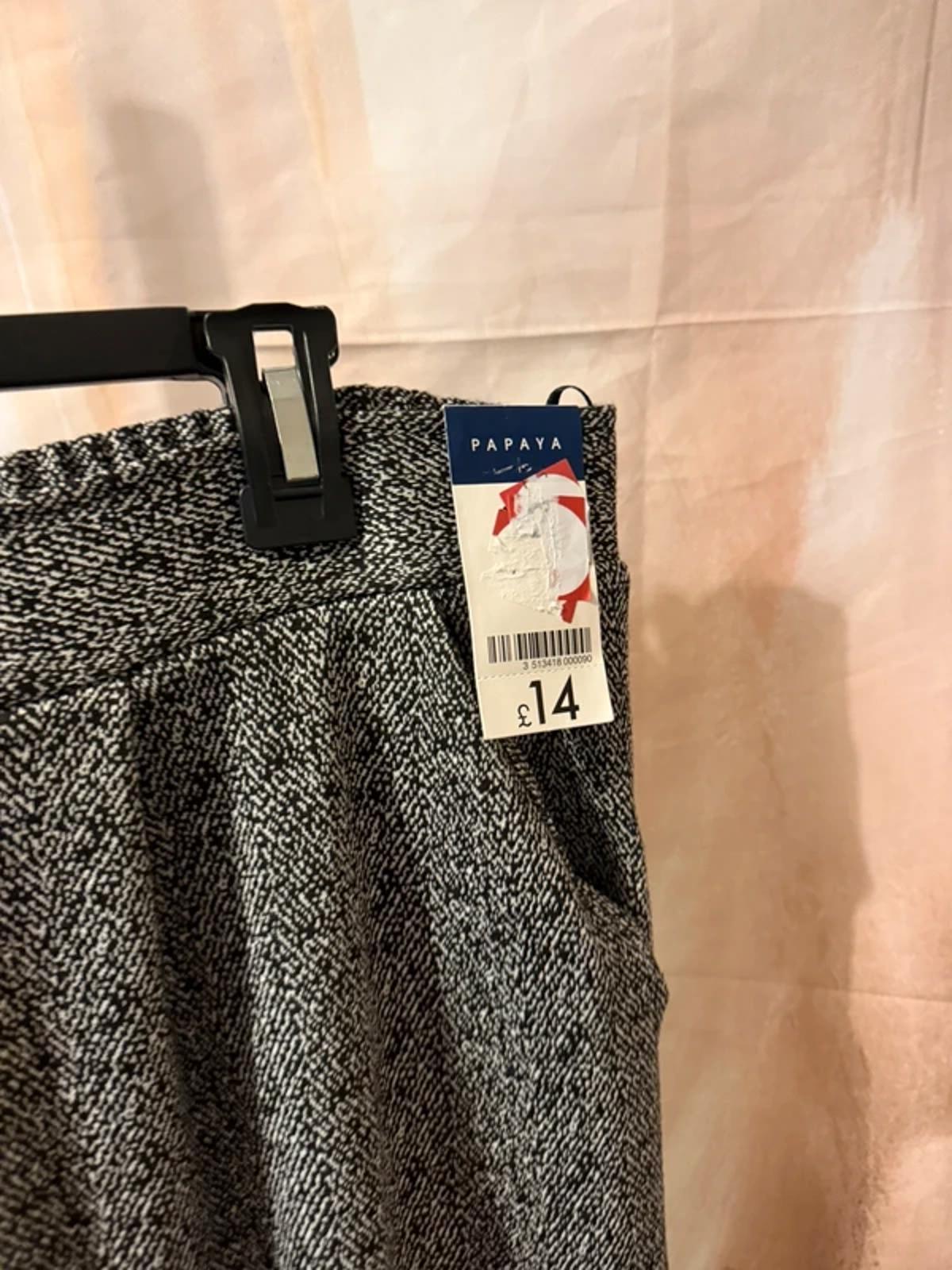 Papaya mixed colour trousers - size 22