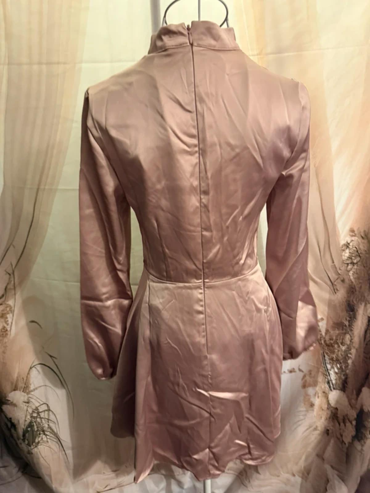 Miss selfridges satin feel dress - size 6