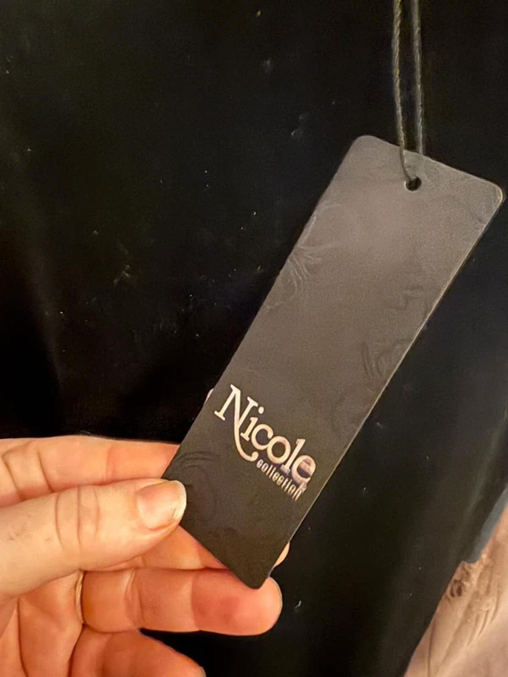 Nicole crushed velvet top - size 12/14