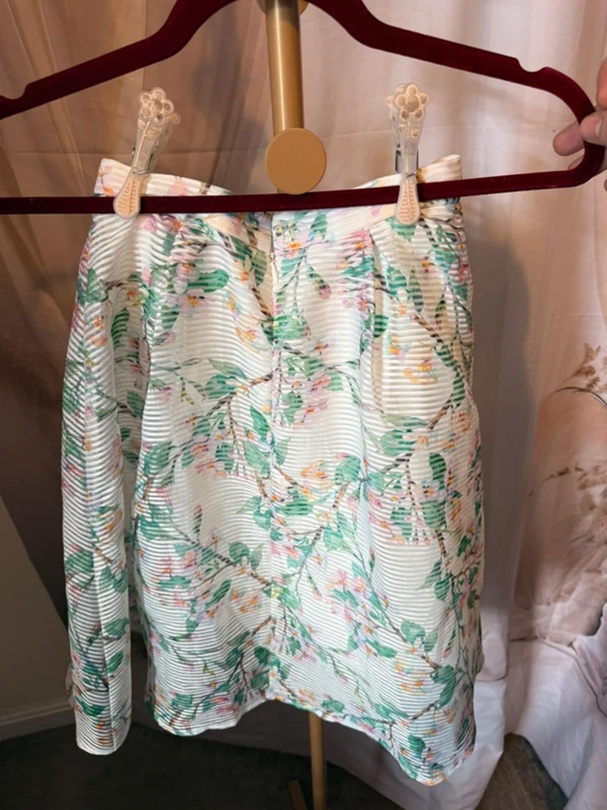 Primark mark floral overlay skirt - size 4