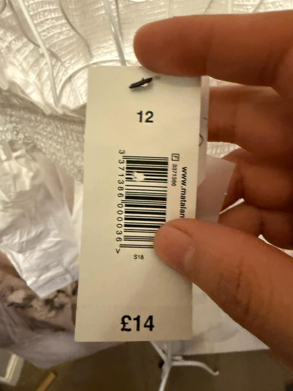 Matalan on/off the shoulder top - size 12