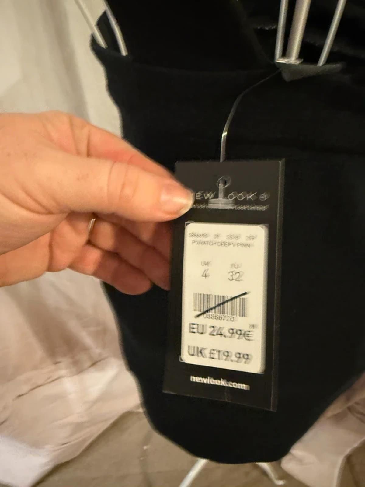 New look pinafore dress - size 4