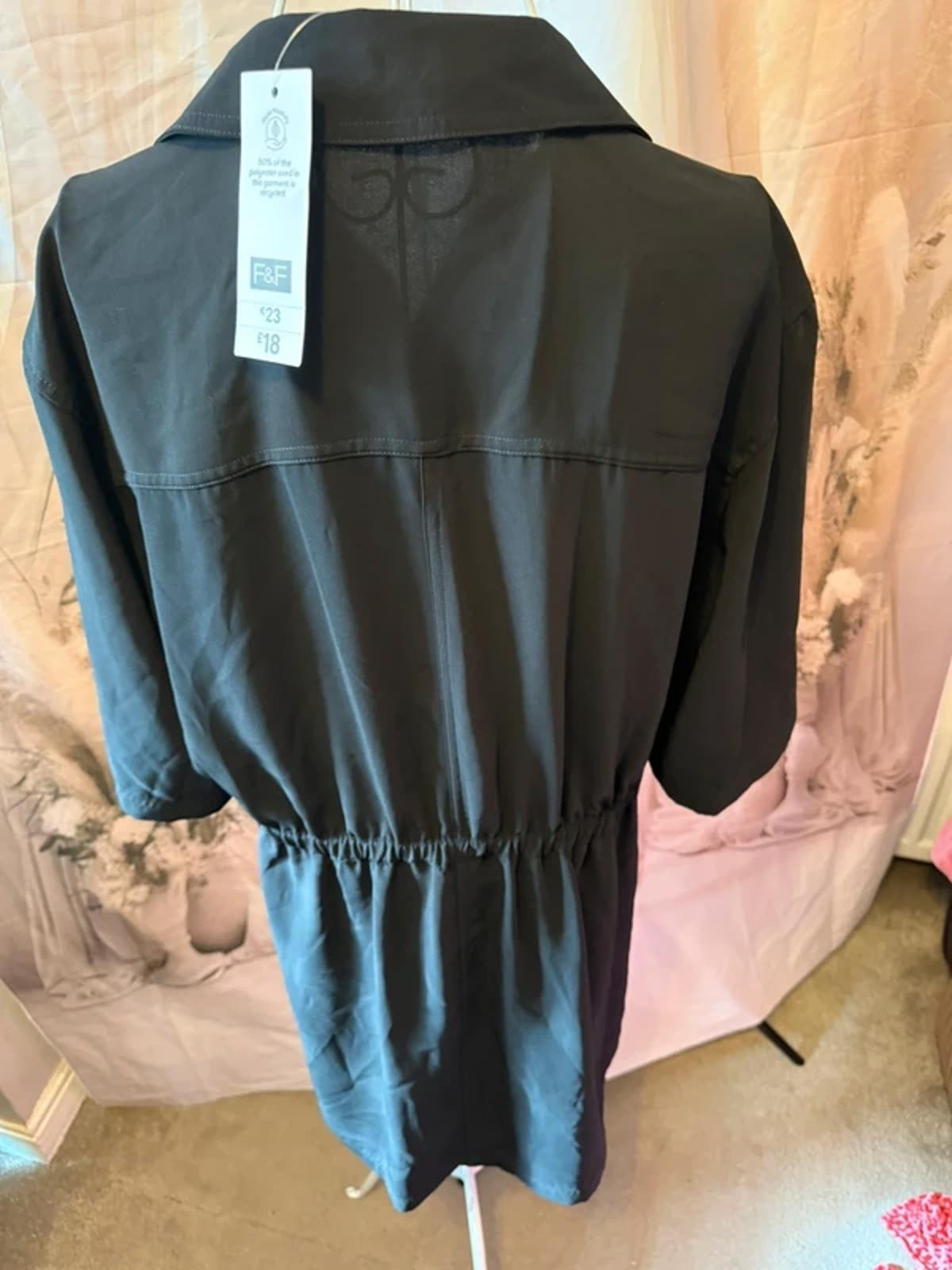 F&f cotton shirt dress - size 16