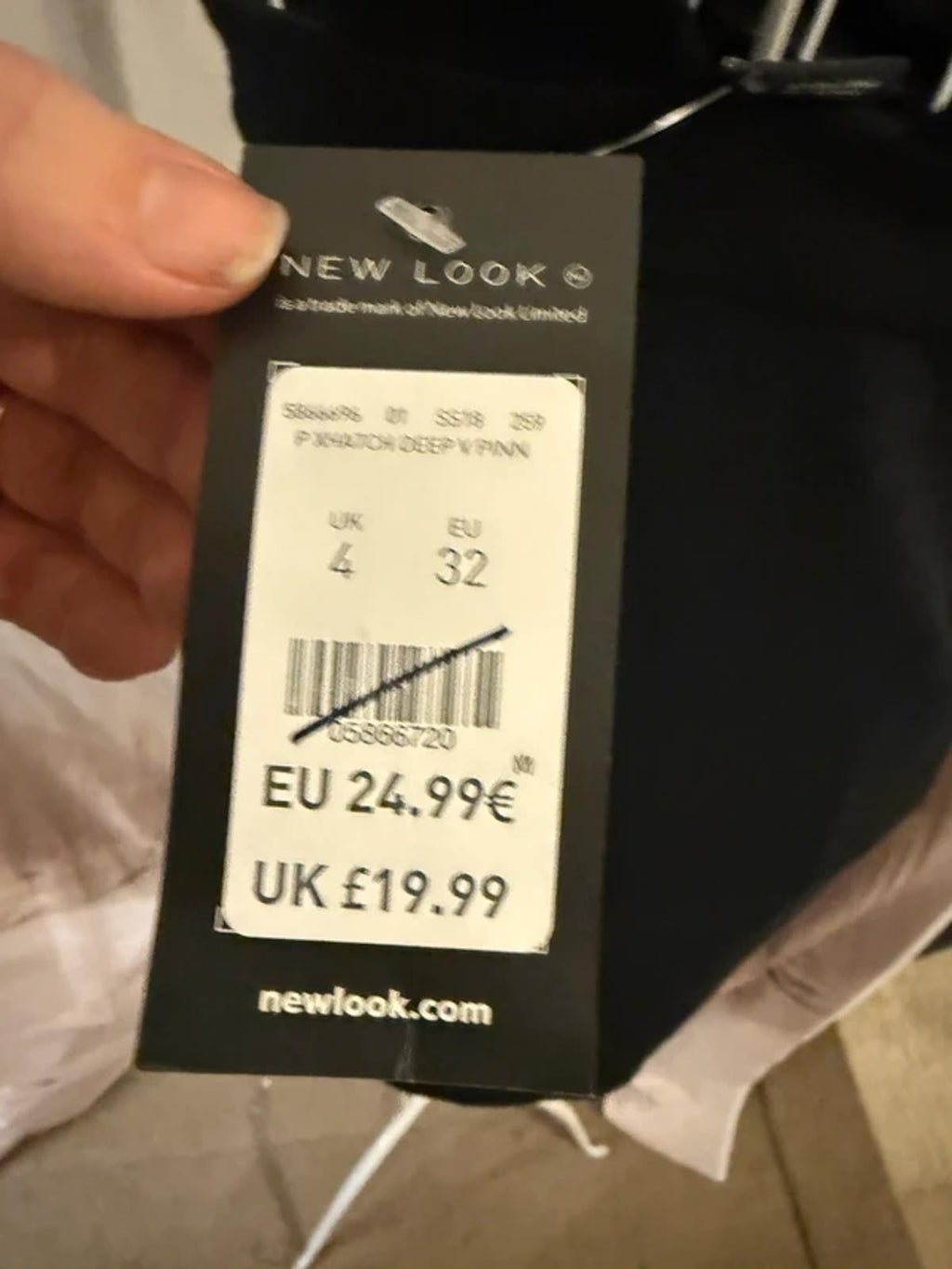 New look pinafore dress - size 4
