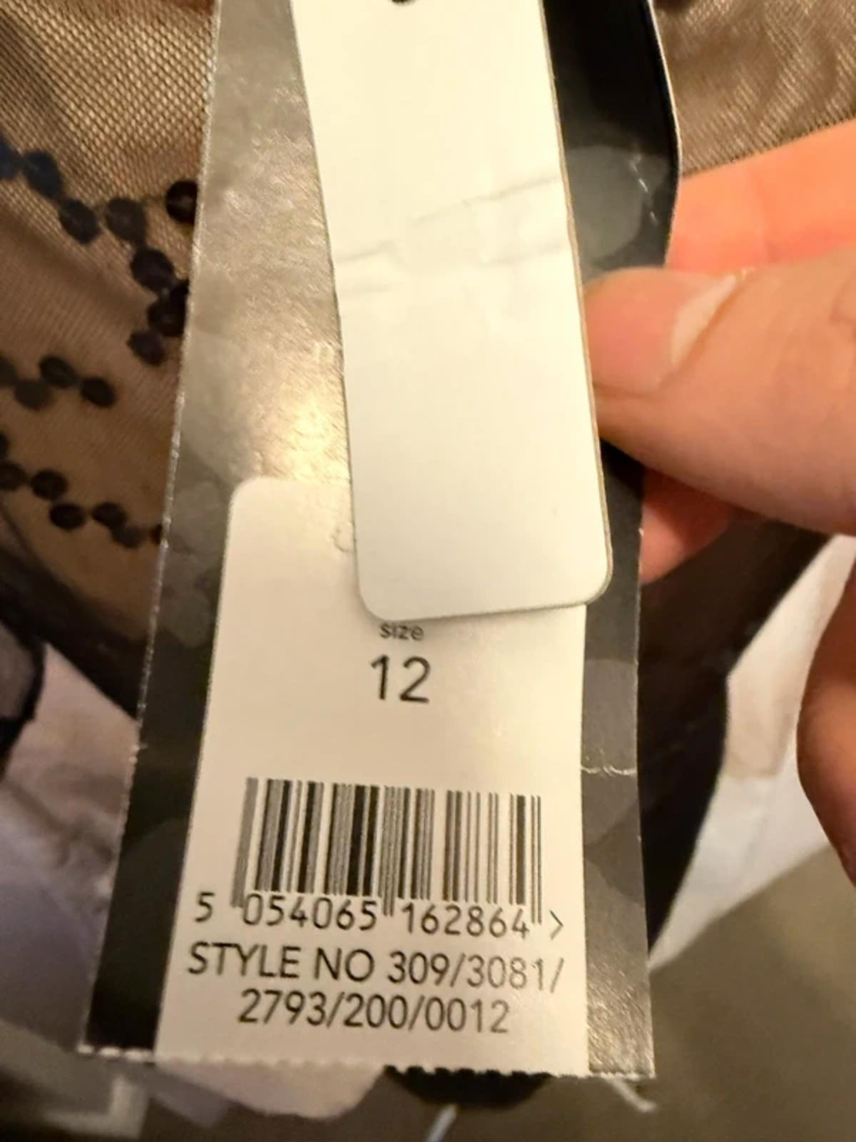 Moda detailed body dress - size 12