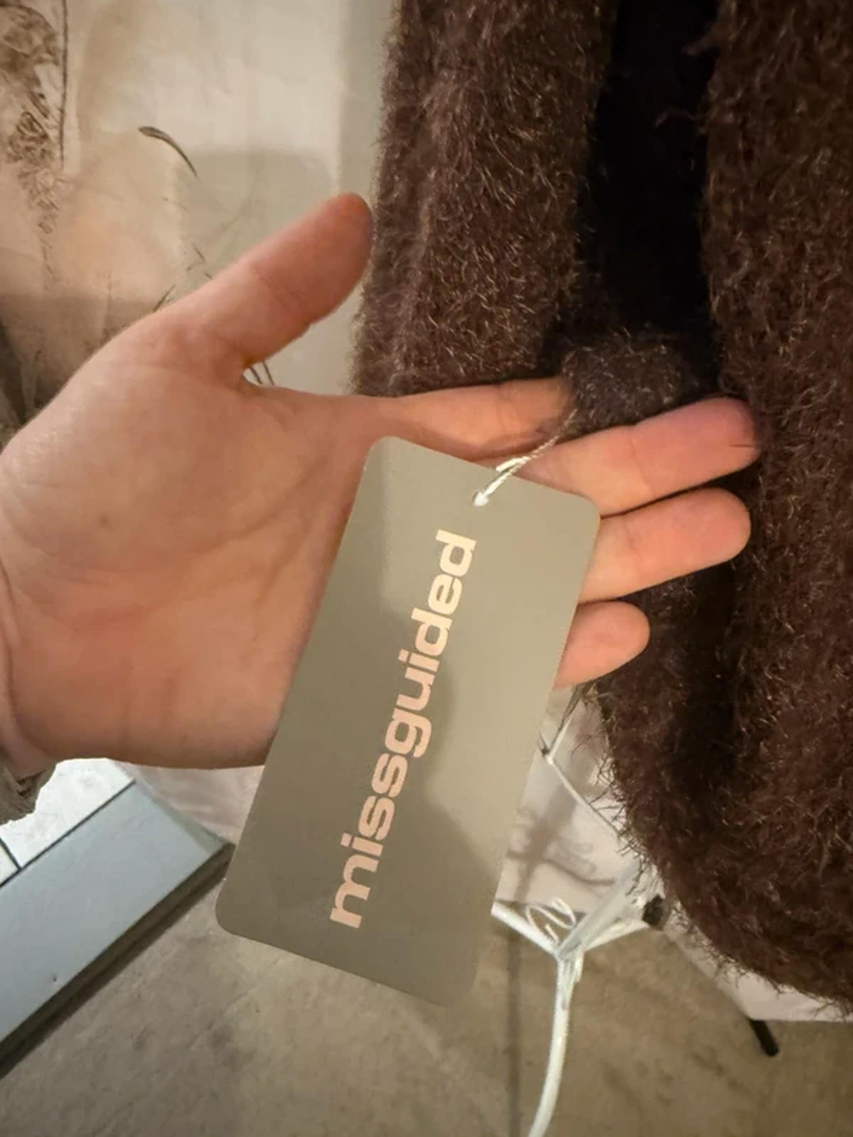 Missguided fluffy short jumper - size small